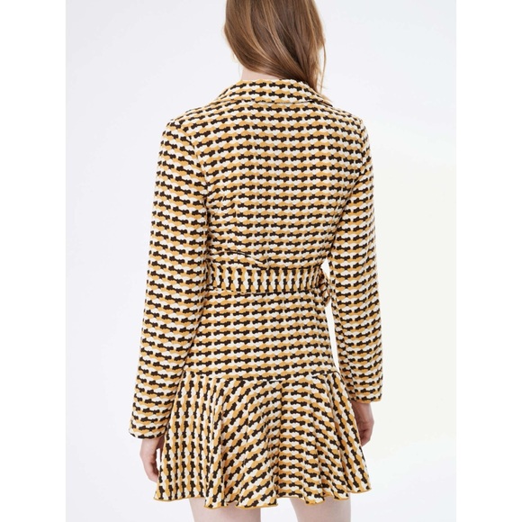 Cider Allover Print V-Neck Mini Dress - Size Large - Picture 4 of 14